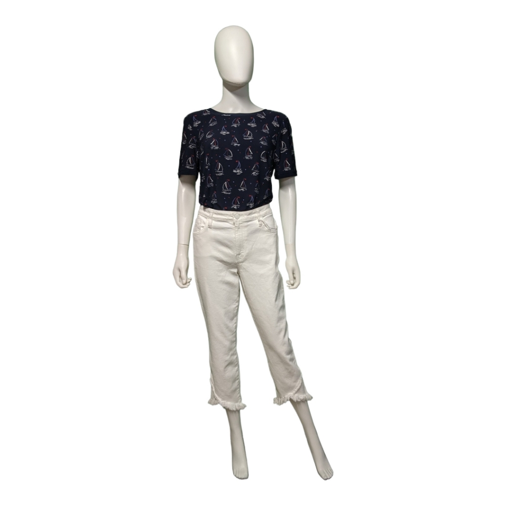 Sanctuary White Malibu Drive Modern Straight Crop 31